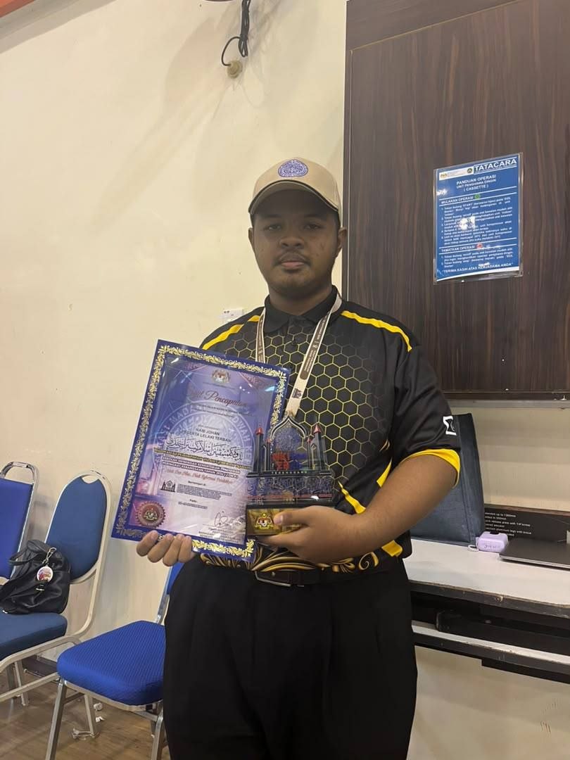 Ahmad Umar Dinobatkan Peserta Kedua Terbaik NKIGM 2026 Peringkat Kebangsaan